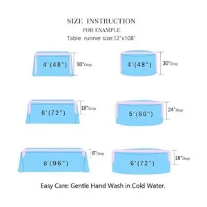 Camino de mesa con lentejuelas de 12 x 108 pulgadas._6