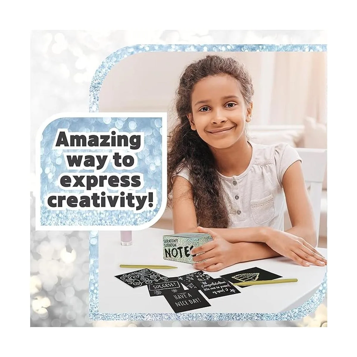 Juego de 150 hojas de papel artístico para rascar 2_6