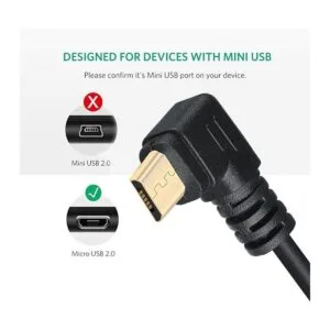 Cable de carga rápida USB corto de 90 grados cable micro_2
