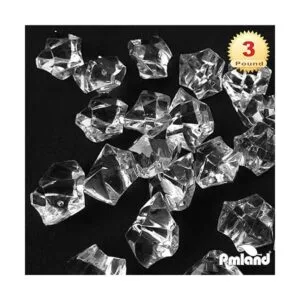 PMLAND Piedras de hielo acrílicas transparentes gemas de_4