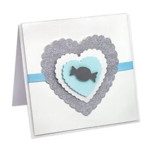Bira Punzón de acción con palanca de corazón festoneada_5