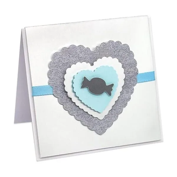 Bira Punzón de acción con palanca de corazón festoneada_5