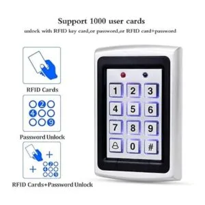 20 RFID Keychains la lluvia impermeable Cover Metal_3