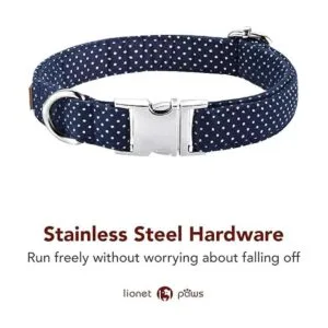 Collar ajustable Lionet con forma de pajarita para gatos y_2