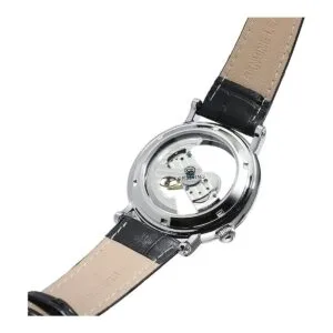 FORSINING Reloj de esqueleto con correa de piel auténtica_6