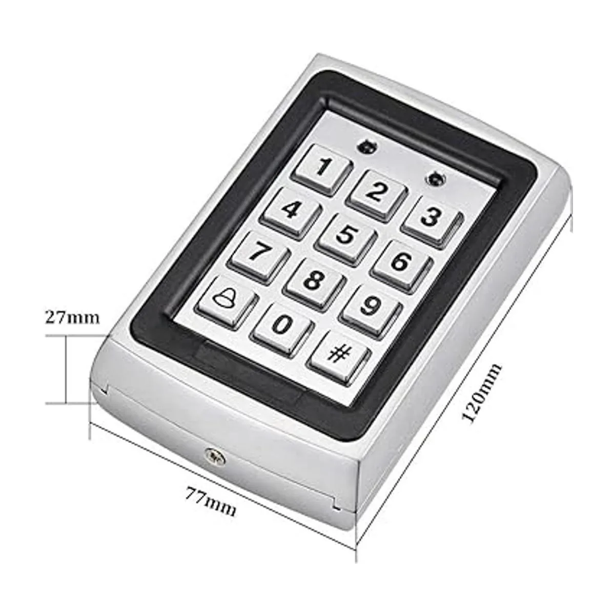 20 RFID Keychains la lluvia impermeable Cover Metal_2