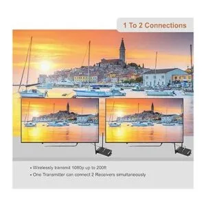 Jtech Digital serie HDbitT de 1 x 2 inalámbrico HDMI se_5