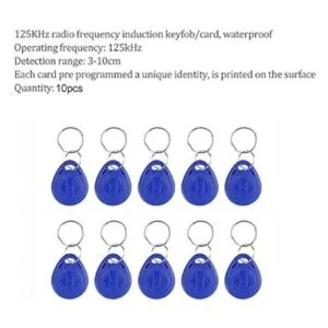 20 RFID Keychains la lluvia impermeable Cover Metal_5