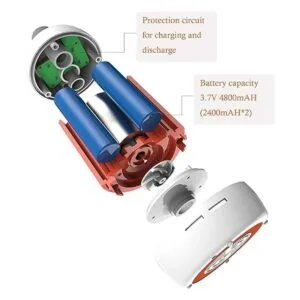 Martillo de hierro portátil ducha ducha recargable alta_5