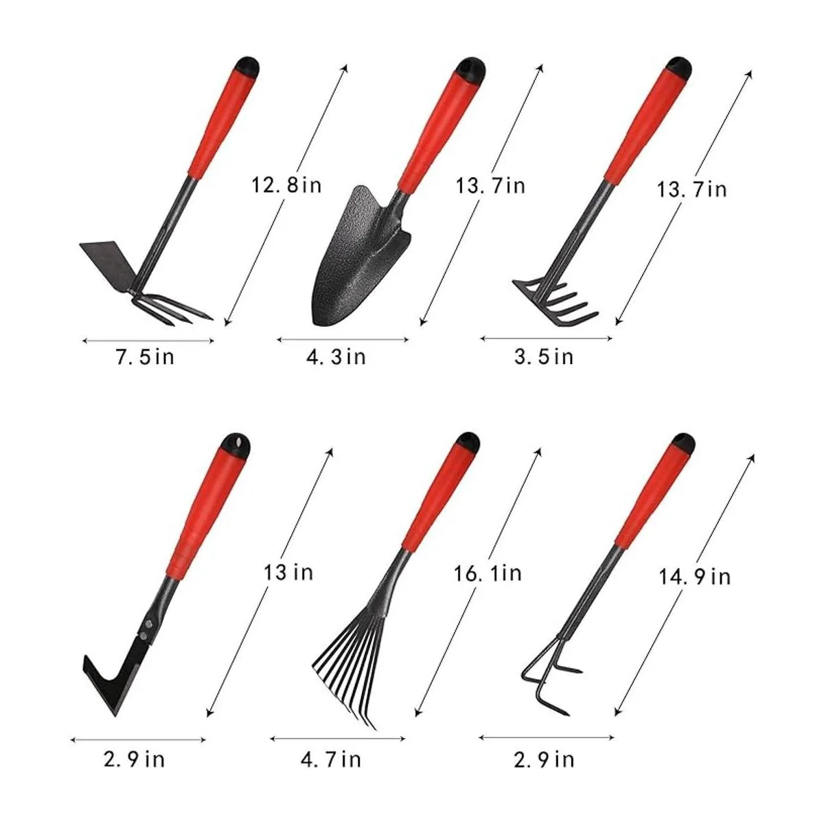 FLORA GUARD Juego de herramientas de jardín de 6 piezas_4