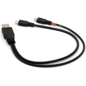 Cable Micro USB Y Splitter USB 2.0 A a Dual Micro B Power_6