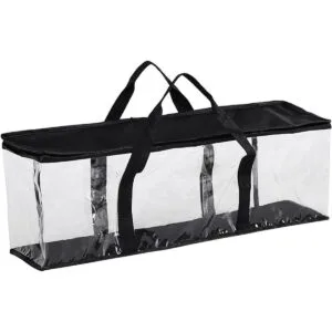 Fasmov Juego de 4 bolsas de almacenamiento de DVD con_2