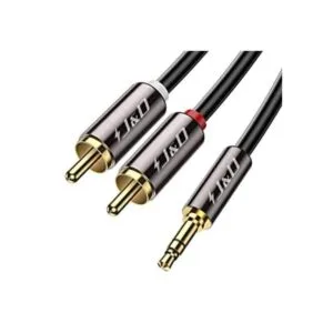 JD Cable de audio RCA macho de 0.138 in a 2 RCA Phono_1