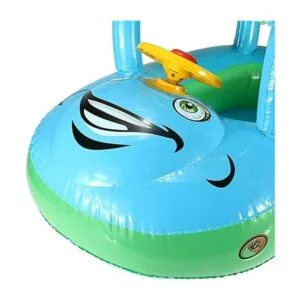 Flotador de piscina para bebé con toldo parasol para_6