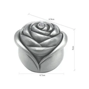 AVESON Caja de regalo de joyería estilo vintage de flores_6