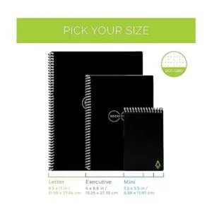 Rocketbook Cuaderno inteligente reutilizable cuaderno con_2