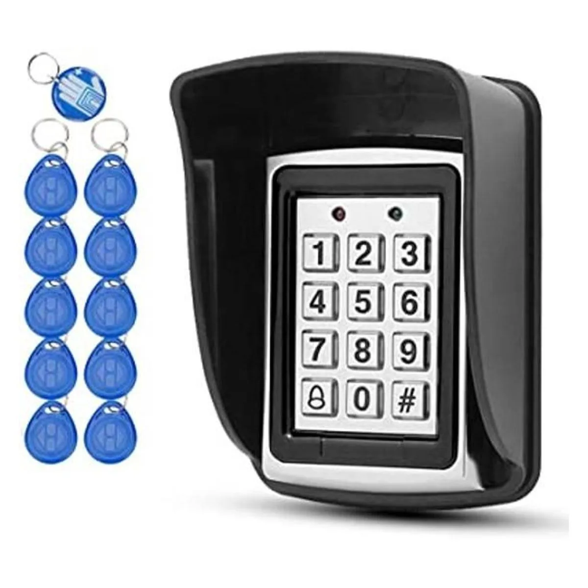 20 RFID Keychains la lluvia impermeable Cover Metal_1