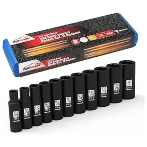 EPAuto Juego de dados de impacto profundo SAE de 12_7