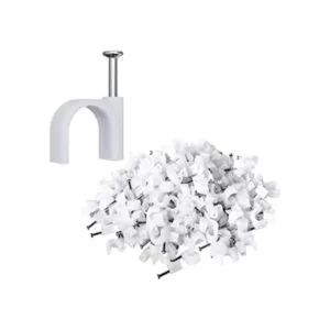 Darller Paquete de 200 clips de cable Ethernet para clavos_1