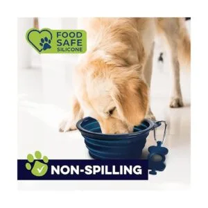 Bonza Cuenco plegable grande para perros de 33.8 fl oz_2