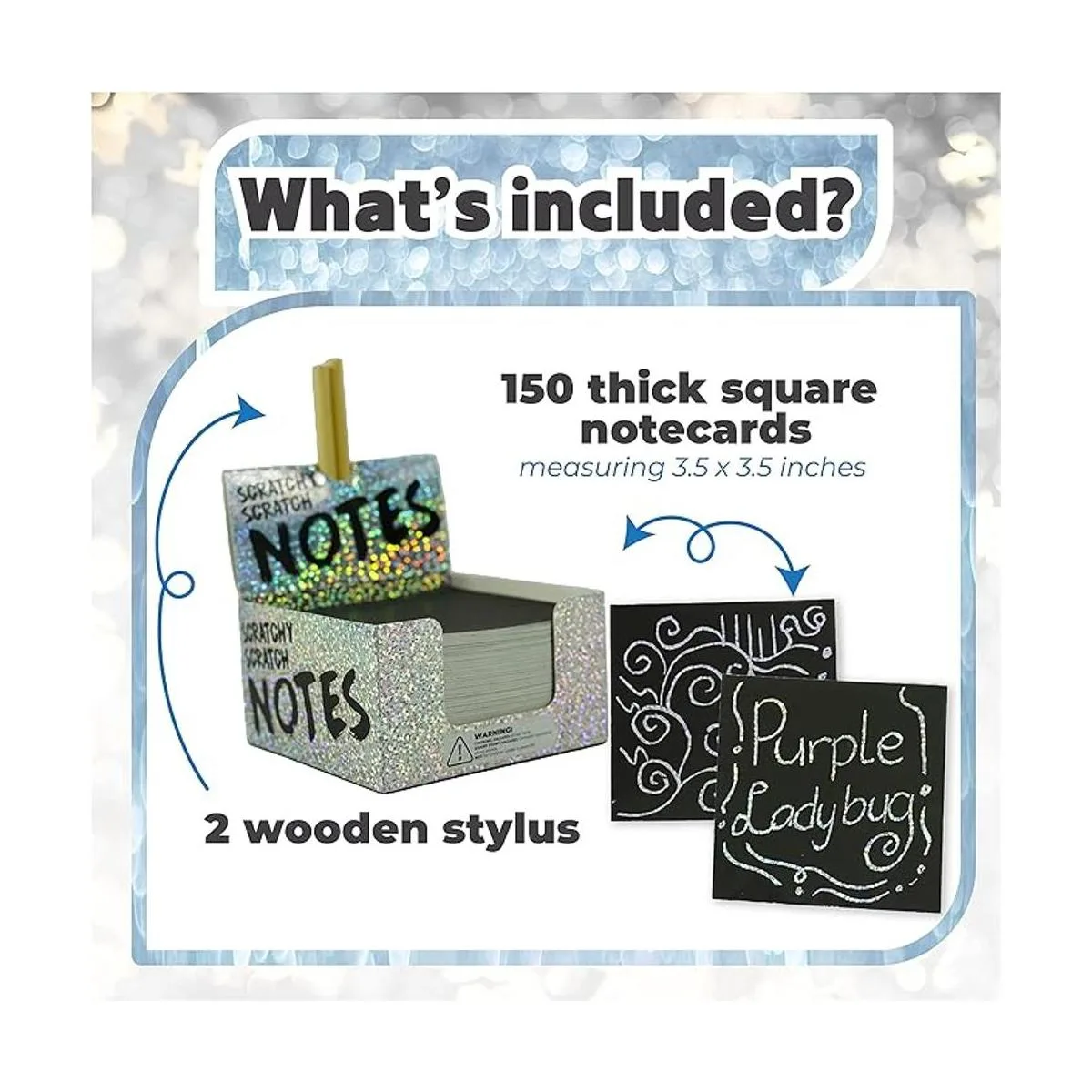 Juego de 150 hojas de papel artístico para rascar 2_4