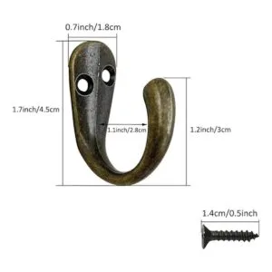 Ganchos para tazas de café 20 ganchos de bronce vintage_2