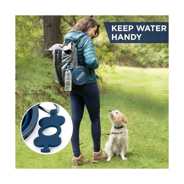 Bonza Cuenco plegable grande para perros de 33.8 fl oz_3