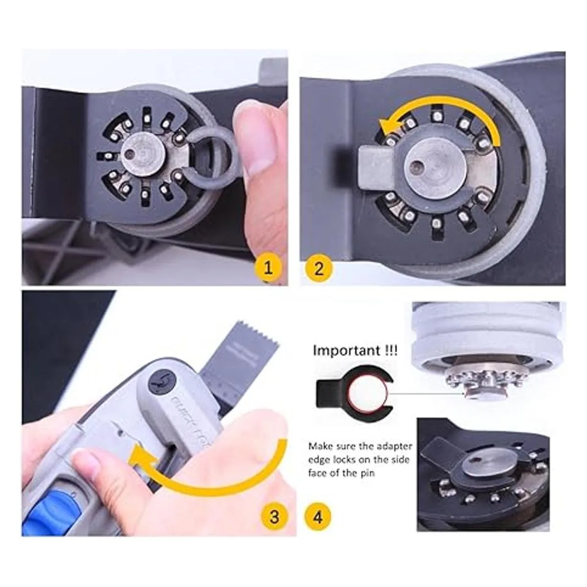EZARC Hoja multiherramienta oscilante de titanio para_7