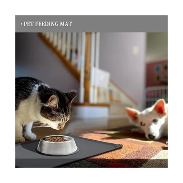 Reopet Silicone Dog Cat Bowl Mat NonStick Food Pad Water_6