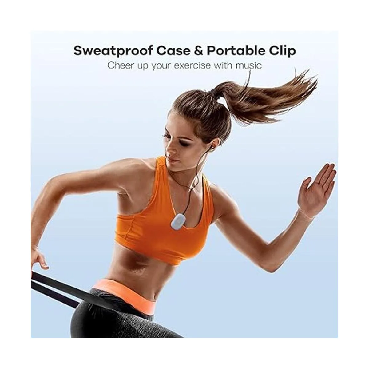 AGPTEK G02 Reproductor de MP3 con clip de 8 GB con_5