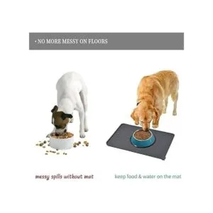 Reopet Silicone Dog Cat Bowl Mat NonStick Food Pad Water_7