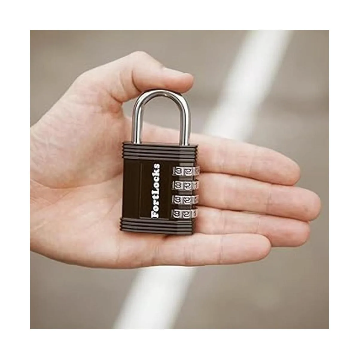 FortLocks Candado con combinación candado de 4 dígitos_7