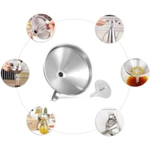 Lakatay Embudo de cocina de acero inoxidable de grado_6