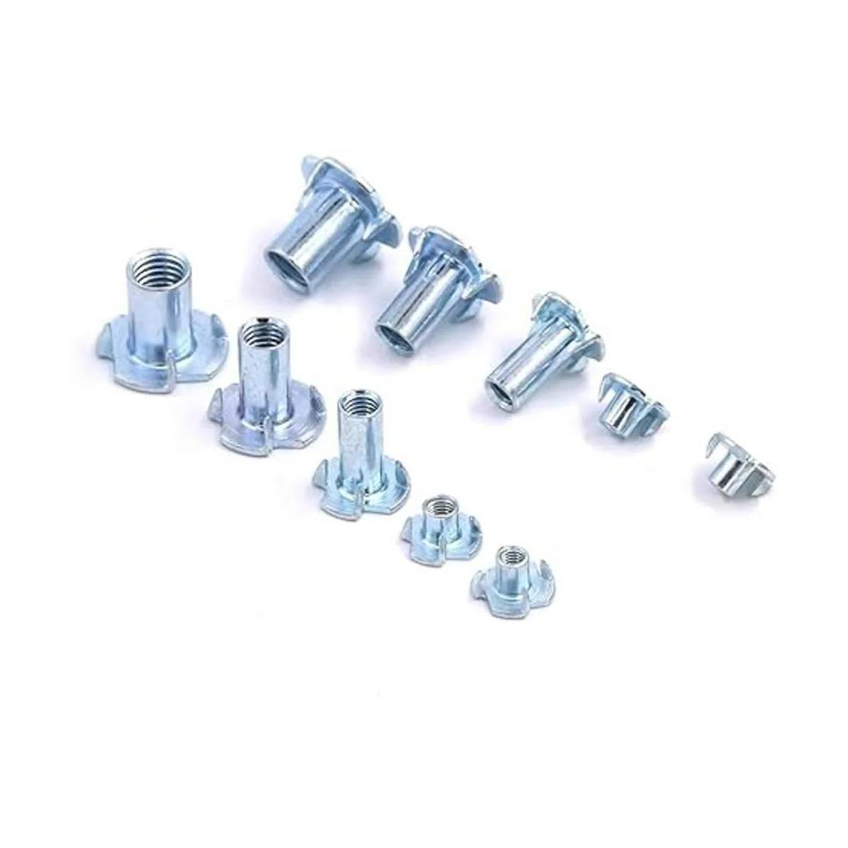 Hilitchi 105 piezas M4 5 6 8 10 Tuerca en T de acero_5