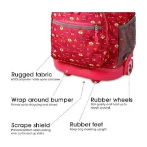 J World New York Sunrise Mochila con ruedas Fox RBS18_4