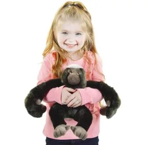 Geraldo The Gorilla Mono de peluche de 14 pulgadas con_2