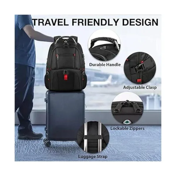 Mochila de viaje mochilas extra grandes para laptop de 50_4