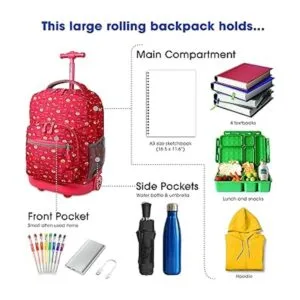 J World New York Sunrise Mochila con ruedas Fox RBS18_3