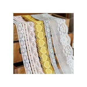 RayLineDo Cinta de encaje de estilo vintage surtida de_6