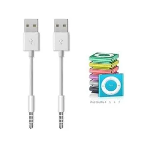 Amicable Cable de fecha USB de repuesto para iPod Shuffle_2