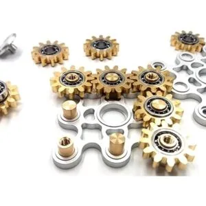 Fidget Spinner de latón puro engranajes de engranaje_3