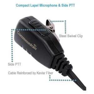 Auricular de cable único con cable reforzado para radios_2