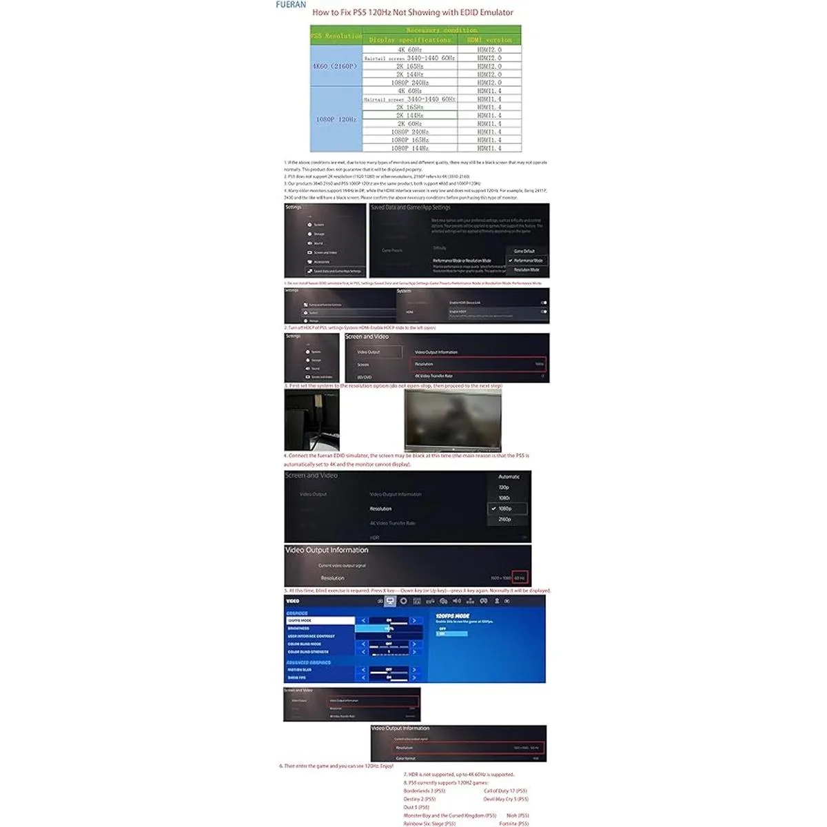 Fueran Emulador HDMI para HDMI con divisor de vídeo_2