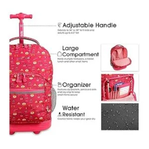 J World New York Sunrise Mochila con ruedas Fox RBS18_5