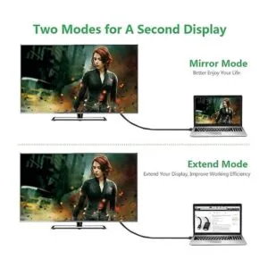 Cable Mini DisplayPort 1.2 a HDMI 2.0 4K 15 pies UVOOI_5