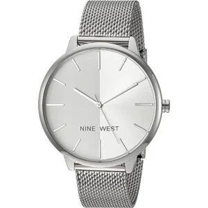 Nine West NW1981 Reloj de brazalete de malla con esfera_1