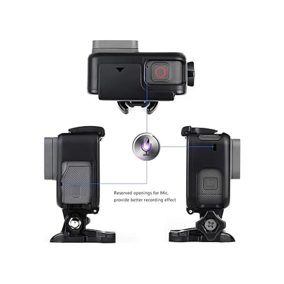 SOONSUN Carcasa de montaje de marco con cubierta de lente_5