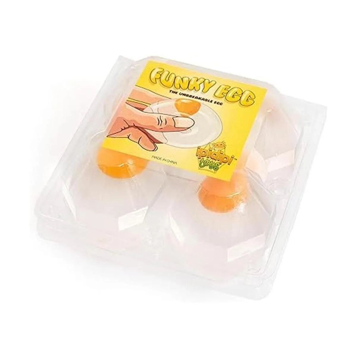 Funky Egg Splash Ball Squishy Juguetes Paquete de 4_3