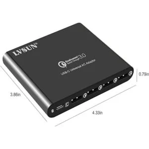 Cargador USB tipo C de 80 W PD estación de carga USB de 5_6