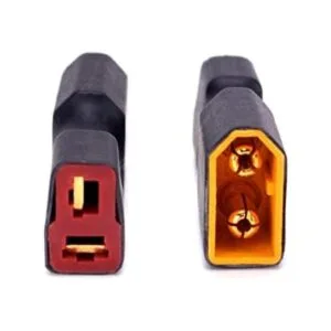 FPVDrone Adaptador de conector macho XT60 a hembra Deans_5